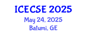 International Conference on Electronics and Communication Systems Engineering (ICECSE) May 24, 2025 - Batumi, Georgia