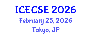 International Conference on Electronics and Communication Systems Engineering (ICECSE) February 25, 2026 - Tokyo, Japan