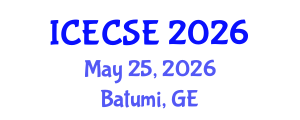International Conference on Electronics and Communication Systems Engineering (ICECSE) May 25, 2026 - Batumi, Georgia International Conference on Electronics and Communication Systems Engineering (ICECSE) May 25, 2026 - Batumi, Georgia