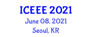 International Conference on Electronics and Electrical Engineering (ICEEE) June 08, 2021 - Seoul, Republic of Korea