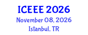 International Conference on Electronics and Electrical Engineering (ICEEE) November 08, 2026 - Istanbul, Turkey