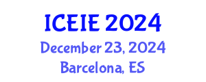 International Conference on Electronics and Information Engineering (ICEIE) December 23, 2024 - Barcelona, Spain