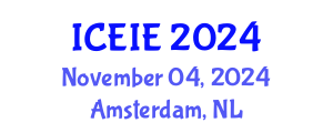 International Conference on Electronics and Information Engineering (ICEIE) November 04, 2024 - Amsterdam, Netherlands
