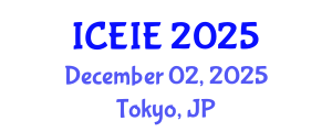 International Conference on Electronics and Information Engineering (ICEIE) December 02, 2025 - Tokyo, Japan