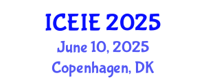 International Conference on Electronics and Information Engineering (ICEIE) June 10, 2025 - Copenhagen, Denmark