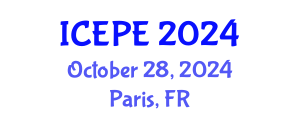 International Conference on Electronics and Power Engineering (ICEPE) October 28, 2024 - Paris, France