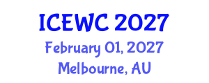 International Conference on Electronics and Wireless Communication (ICEWC) February 01, 2027 - Melbourne, Australia International Conference on Electronics and Wireless Communication (ICEWC) February 01, 2027 - Melbourne, Australia