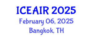 International Conference on Electronics, Artificial Intelligence & Robotics (ICEAIR) February 06, 2025 - Bangkok, Thailand