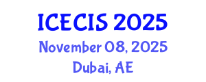 International Conference on Electronics, Communication and Information Systems (ICECIS) November 08, 2025 - Dubai, United Arab Emirates