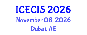 International Conference on Electronics, Communication and Information Systems (ICECIS) November 08, 2026 - Dubai, United Arab Emirates