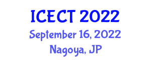 International Conference on Electronics Communication Technologies (ICECT) September 16, 2022 - Nagoya, Japan