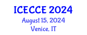 International Conference on Electronics, Computer and Communication Engineering (ICECCE) August 15, 2024 - Venice, Italy