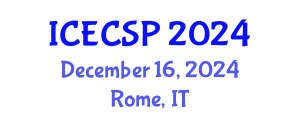 International Conference on Electronics, Control and Signal Processing (ICECSP) December 16, 2024 - Rome, Italy