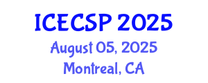 International Conference on Electronics, Control and Signal Processing (ICECSP) August 05, 2025 - Montreal, Canada
