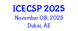 International Conference on Electronics, Control and Signal Processing (ICECSP) November 08, 2025 - Dubai, United Arab Emirates