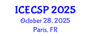 International Conference on Electronics, Control and Signal Processing (ICECSP) October 28, 2025 - Paris, France