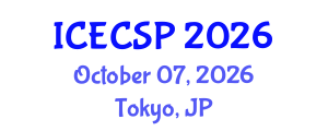 International Conference on Electronics, Control and Signal Processing (ICECSP) October 07, 2026 - Tokyo, Japan