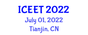 International Conference on Electronics Engineering and Technology (ICEET) July 01, 2022 - Tianjin, China