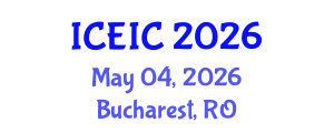 International Conference on Electronics, Information and Communication (ICEIC) May 04, 2026 - Bucharest, Romania International Conference on Electronics, Information and Communication (ICEIC) May 04, 2026 - Bucharest, Romania
