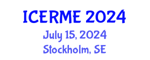 International Conference on Electronics, Robotics and Mechatronics Engineering (ICERME) July 15, 2024 - Stockholm, Sweden
