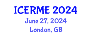 International Conference on Electronics, Robotics and Mechatronics Engineering (ICERME) June 27, 2024 - London, United Kingdom