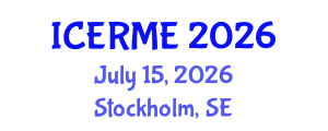 International Conference on Electronics, Robotics and Mechatronics Engineering (ICERME) July 15, 2026 - Stockholm, Sweden