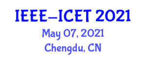 International Conference on Electronics Technology (IEEE-ICET) May 07, 2021 - Chengdu, China