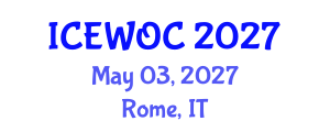 International Conference on Electronics, Wireless and Optical Communications (ICEWOC) May 03, 2027 - Rome, Italy International Conference on Electronics, Wireless and Optical Communications (ICEWOC) May 03, 2027 - Rome, Italy