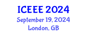International Conference on Electrotechnics and Electrical Engineering (ICEEE) September 19, 2024 - London, United Kingdom