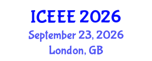 International Conference on Electrotechnics and Electrical Engineering (ICEEE) September 23, 2026 - London, United Kingdom