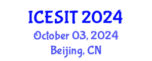 International Conference on Embedded Systems and Intelligent Technology (ICESIT) October 03, 2024 - Beijing, China