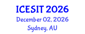 International Conference on Embedded Systems and Intelligent Technology (ICESIT) December 02, 2026 - Sydney, Australia International Conference on Embedded Systems and Intelligent Technology (ICESIT) December 02, 2026 - Sydney, Australia