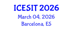 International Conference on Embedded Systems and Intelligent Technology (ICESIT) March 04, 2026 - Barcelona, Spain