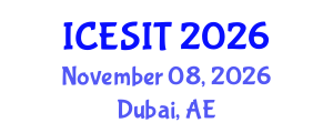 International Conference on Embedded Systems and Intelligent Technology (ICESIT) November 08, 2026 - Dubai, United Arab Emirates