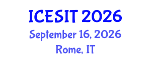 International Conference on Embedded Systems and Intelligent Technology (ICESIT) September 16, 2026 - Rome, Italy