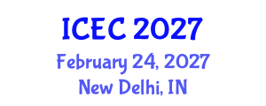 International Conference on Embodied Cognition (ICEC) February 24, 2027 - New Delhi, India International Conference on Embodied Cognition (ICEC) February 24, 2027 - New Delhi, India