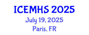 International Conference on Emergency Medicine and Healthcare Systems (ICEMHS) July 19, 2025 - Paris, France