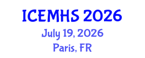 International Conference on Emergency Medicine and Healthcare Systems (ICEMHS) July 19, 2026 - Paris, France