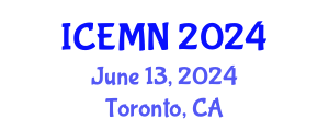International Conference on Emergency Medicine and Nursing (ICEMN) June 13, 2024 - Toronto, Canada