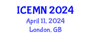 International Conference on Emergency Medicine and Public Health (ICEMN) April 22, 2024 - London, United Kingdom