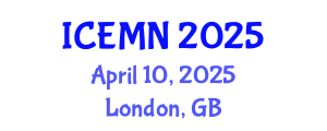 International Conference on Emergency Medicine and Public Health (ICEMN) April 10, 2025 - London, United Kingdom