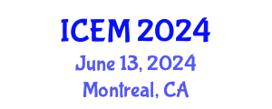 International Conference on Emergency Medicine (ICEM) June 13, 2024 - Montreal, Canada