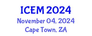 International Conference on Emergency Medicine (ICEM) November 04, 2024 - Cape Town, South Africa