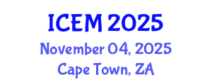 International Conference on Emergency Medicine (ICEM) November 04, 2025 - Cape Town, South Africa