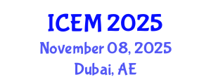 International Conference on Emergency Medicine (ICEM) November 08, 2025 - Dubai, United Arab Emirates
