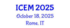 International Conference on Emergency Medicine (ICEM) October 18, 2025 - Rome, Italy