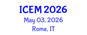 International Conference on Emergency Medicine (ICEM) May 03, 2026 - Rome, Italy