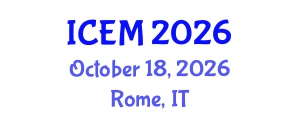 International Conference on Emergency Medicine (ICEM) October 18, 2026 - Rome, Italy