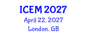 International Conference on Emergency Medicine (ICEM) April 22, 2027 - London, United Kingdom International Conference on Emergency Medicine (ICEM) April 22, 2027 - London, United Kingdom