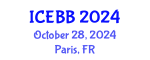 International Conference on Emerging Biosensors and Biotechnology (ICEBB) October 28, 2024 - Paris, France
